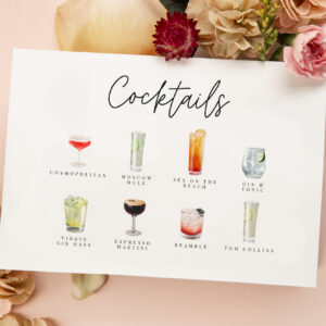 Cocktails til brylluppet, fødselsdagen