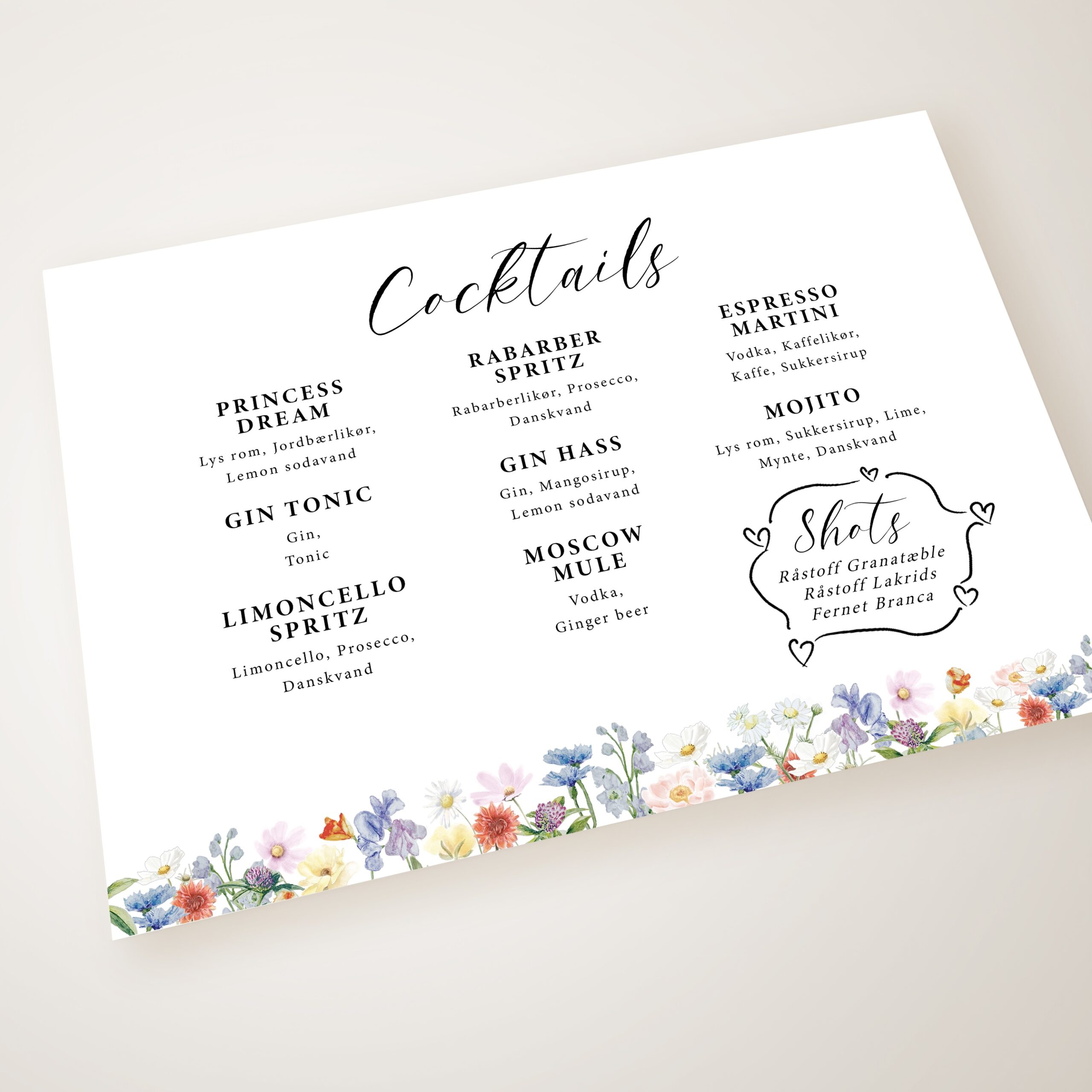 cocktails blomsterflor danske blomster sommer i danmark